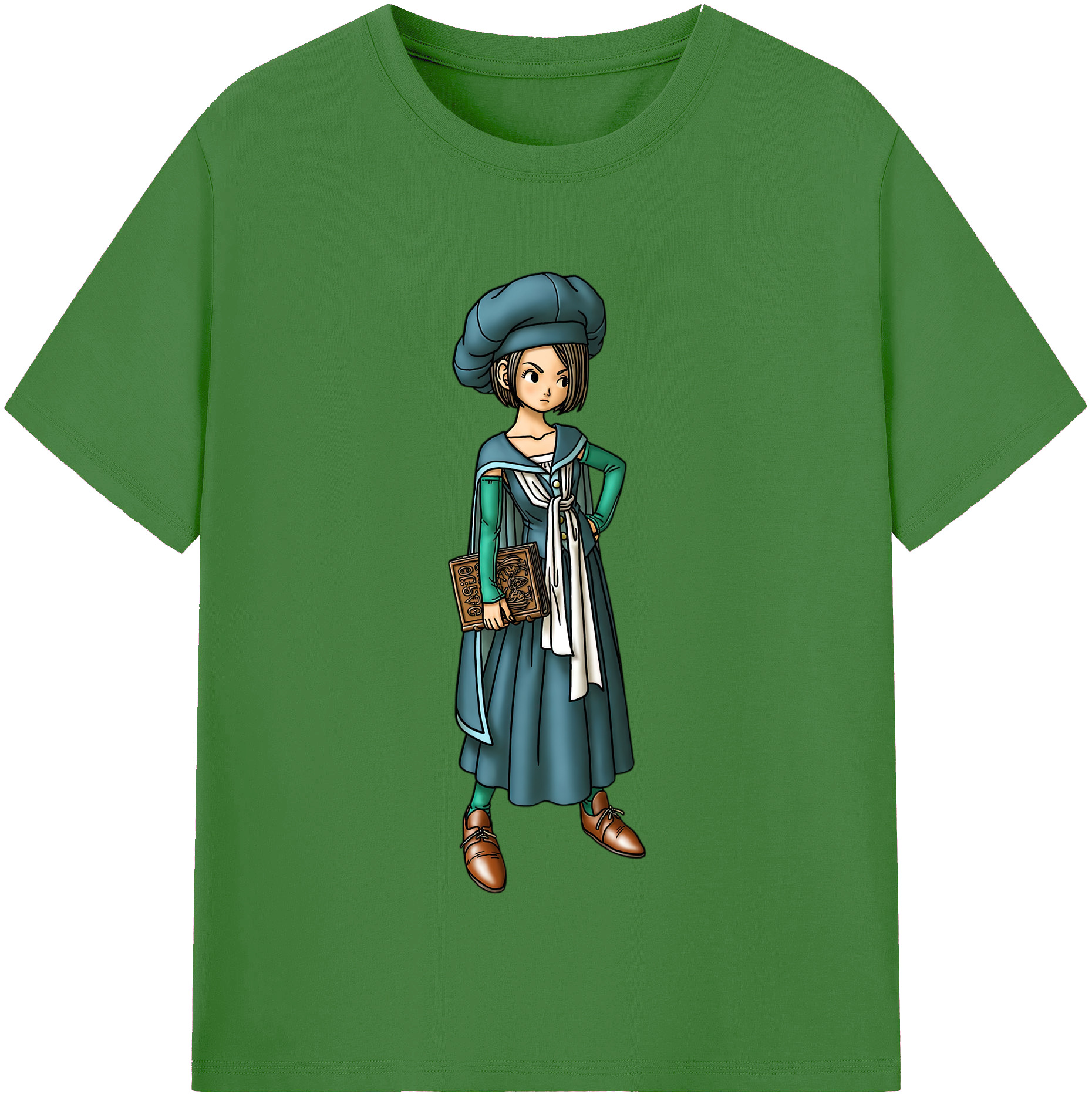 （画像用） ドラゴンクエスト Doragon Kuesuto Dragon Quest レディースカジュアルプリントTシャツ（綿100％）